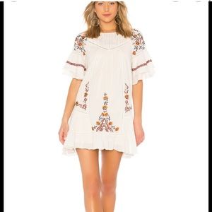 Free People Pablo embroidered dress